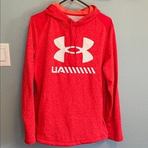 Under Armour Red-Orange ColdGear Pullover